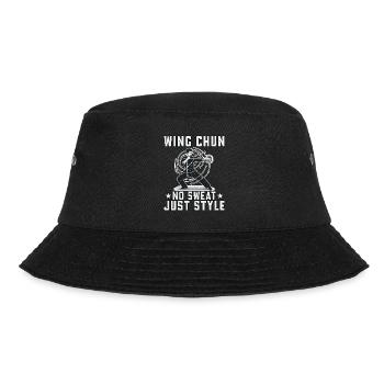 Wing Chun no sweat just style - Bucket Hat - black - Front - Lela (165cm)
