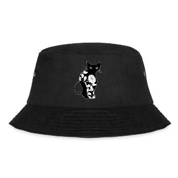 Cat - Bucket Hat - black - Front - Lela (165cm)