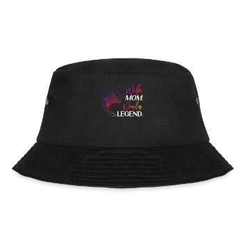Doula Birth Worker Mom Wife. Mom. - Bucket Hat - black - Front - Lela (165cm)
