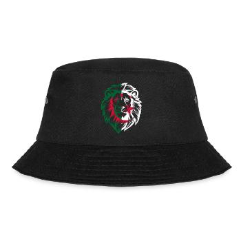 Algerian lion - Algeria gift idea - Bucket Hat - black - Front - Lela (165cm)
