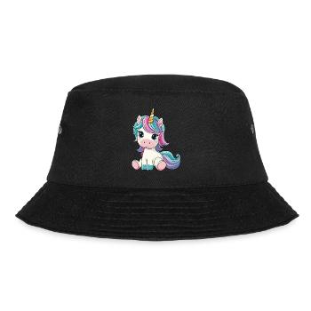 Licorne Mignon Mignon Bébé Enfants Licornes Dessin Animé - Bob - noir - Devant - Lela (165cm)