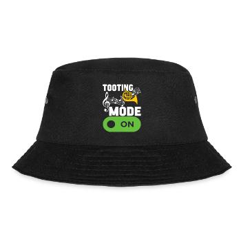 Horn Blechblasinstrument - Bucket Hat - Schwarz - Vorne - Lela (165cm)