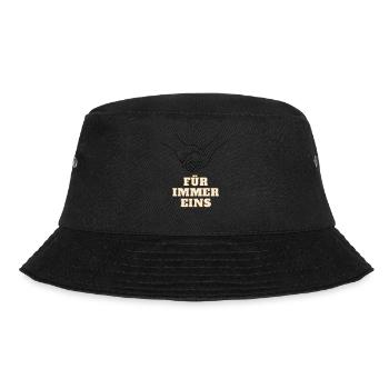 Valentinstag - Für immer eins - Bucket Hat - Schwarz - Vorne - Lela (165cm)