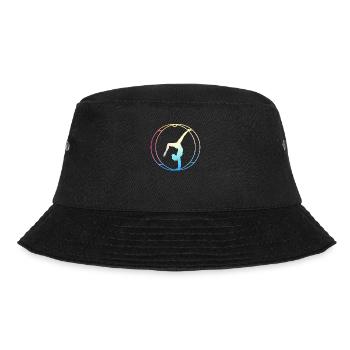 Rhönrad Gymnastics Rhönräder Wheel - Bucket Hat - black - Front - Lela (165cm)