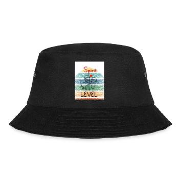Spirituelles Niveau. Wasserwaage. - Bucket Hat - Schwarz - Vorne - Lela (165cm)