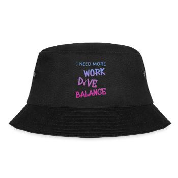 Diving - Bucket Hat - Schwarz - Vorne - Lela (165cm)