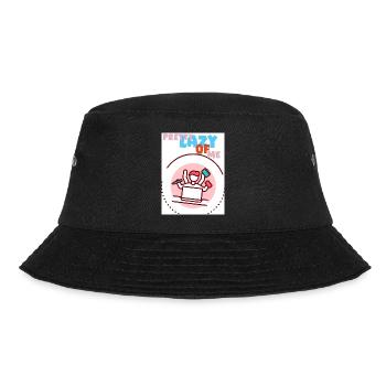 Ziemlich faul von mir. Faules Ich. - Bucket Hat - Schwarz - Vorne - Lela (165cm)