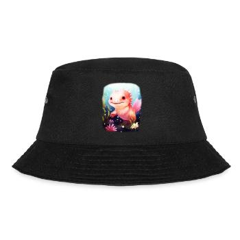 Axolotl - Bucket Hat - Schwarz - Vorne - Lela (165cm)