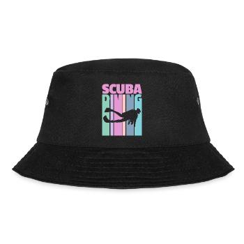 Scuba Diving - Diving Expert Ocean Depth Scuba - Bucket Hat - Schwarz - Vorne - Lela (165cm)