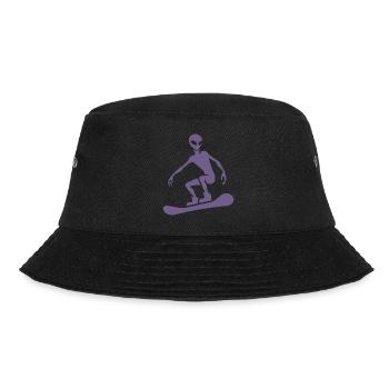 Design minimaliste : Alien Snowboarder - Bob - noir - Devant - Lela (165cm)