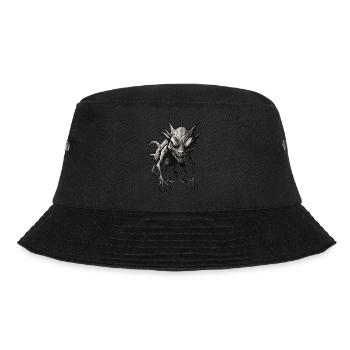 Chupacabra / Sucking Creature / Monster /Spain - Bucket Hat - black - Front - Lela (165cm)