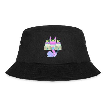 Snail, Middle Ages, Jester, Jester, Comedian, Funny - Bucket Hat - black - Front - Lela (165cm)