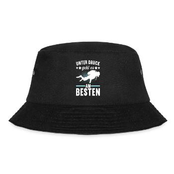 Diver Diving - Bucket Hat - black - Front - Lela (165cm)