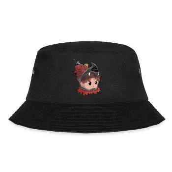 Knight Cupcake - Bucket Hat - Schwarz - Vorne - Lela (165cm)