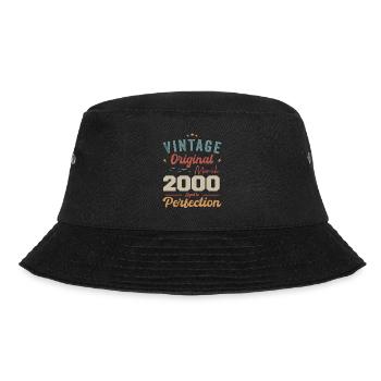 March 2000's Vintage Born Vintage Birthday - Bucket Hat - black - Front - Lela (165cm)