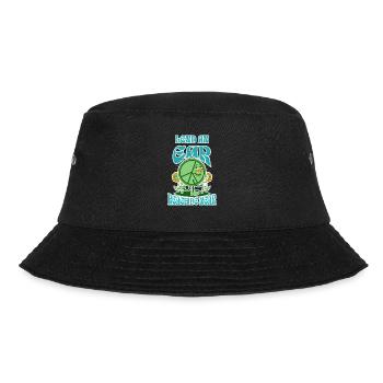Supportive Caring Motivational Inspirational - Bucket Hat - Schwarz - Vorne - Lela (165cm)