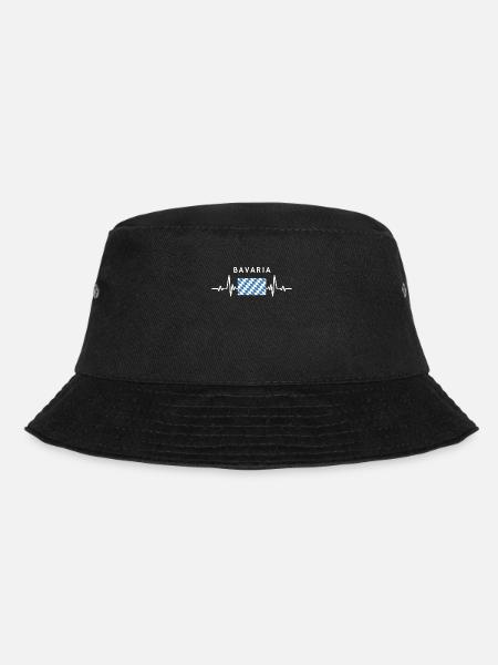 Bayern Herzschlag - Bucket Hat - Schwarz