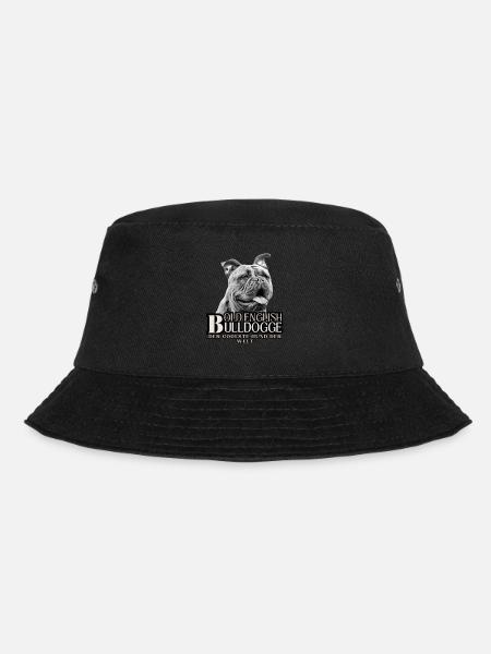 OLD ENGLISH BULLDOG DOG OEB DOGS BULLDOGS - Bucket Hat - black
