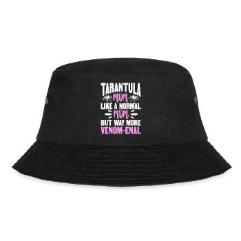Tarantula Mom like a normal Mom But way more - Bucket Hat - Schwarz - Vorne - Lela (165cm)
