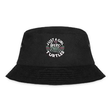 Turtle Sea Turtle Turtle Animal - Bucket Hat - black - Front - Lela (165cm)