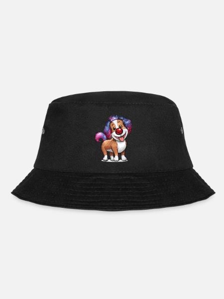 Dog Red Nose - Bucket Hat - Schwarz