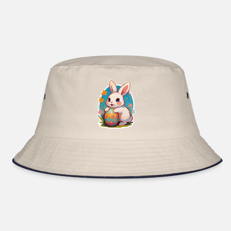 Osterhase kindlich mit Ei Bucket Hat