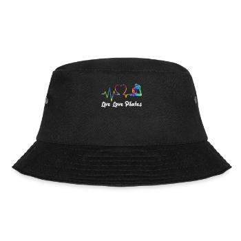Pilates Instructor Teacher - Bucket Hat - Schwarz - Vorne - Lela (165cm)