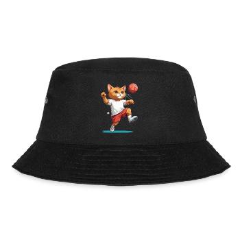 Mignon Handball Chat Ball Sports Design Streetwear - Bob - noir - Devant - Lela (165cm)
