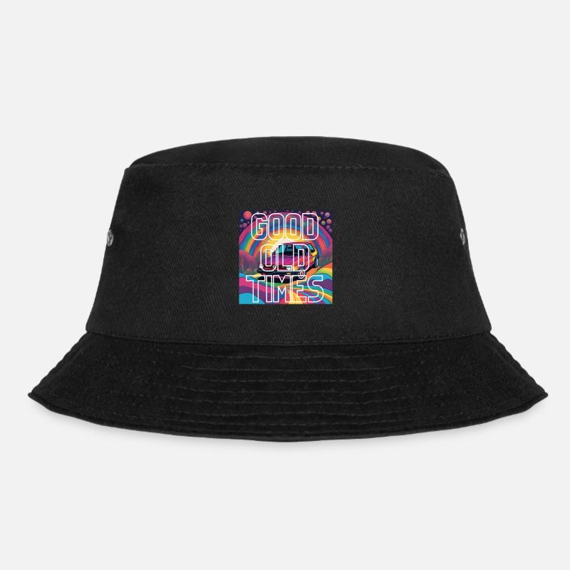 Good old Times - Bucket Hat - Schwarz