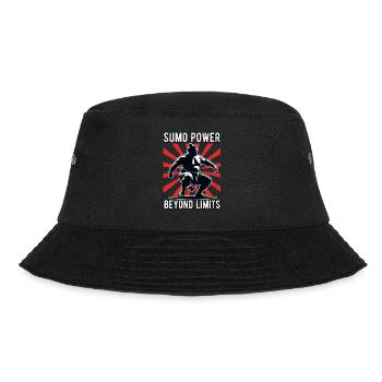 Sumo-Kraft jenseits der Grenzen - Bucket Hat - Schwarz - Vorne - Lela (165cm)