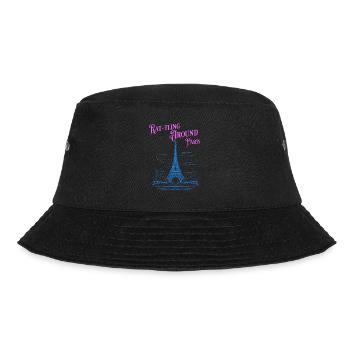 Paris Adventure Eiffel Parisian Rat Mouse Whiskers - Bucket Hat - black - Front - Lela (165cm)