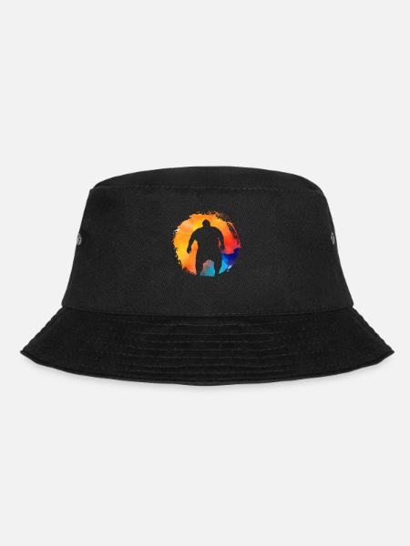 Sumo retro - Bucket Hat - black
