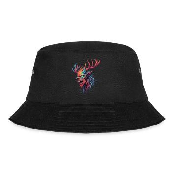 Wendigo / böser Geist / Besitzergreifend / Horror - Bucket Hat - Schwarz - Vorne - Lela (165cm)
