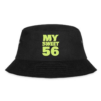56 - Bucket Hat - Schwarz - Vorne - Lela (165cm)