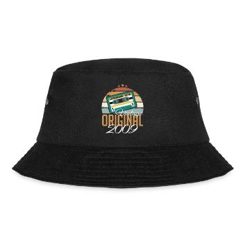 Vintage 2009 Born Original 2009 Birthday - Bucket Hat - black - Front - Lela (165cm)