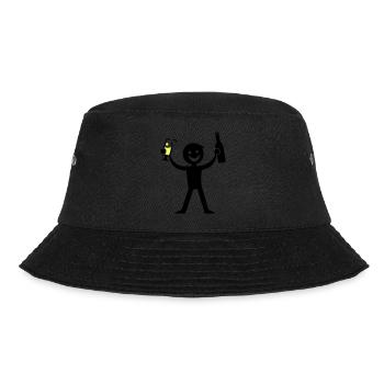 Boire une bouteille de bière - Bob - noir - Devant - Lela (165cm)