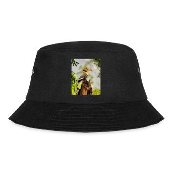 Great hornbill Bird - Bucket Hat - black - Front - Lela (165cm)