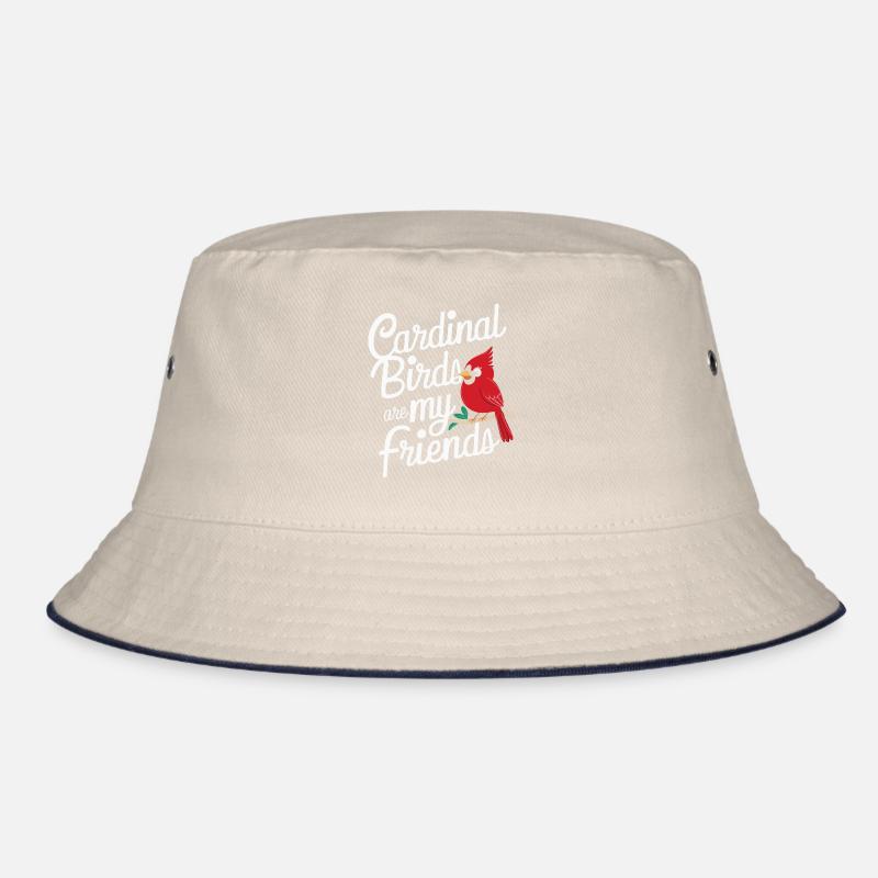 Kardinal Rotkardinal Vogel Roter Kardinal Bucket Hat