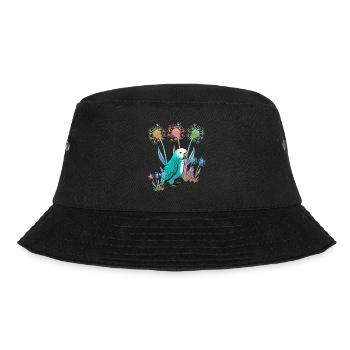 Nature, Fleurs, Perroquet, Oiseau, Nature Sauvage - Bob - noir - Devant - Lela (165cm)