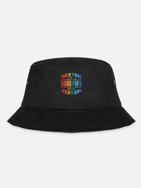 Stepdad Bonusdad Proud Stepdad - Bucket Hat - black
