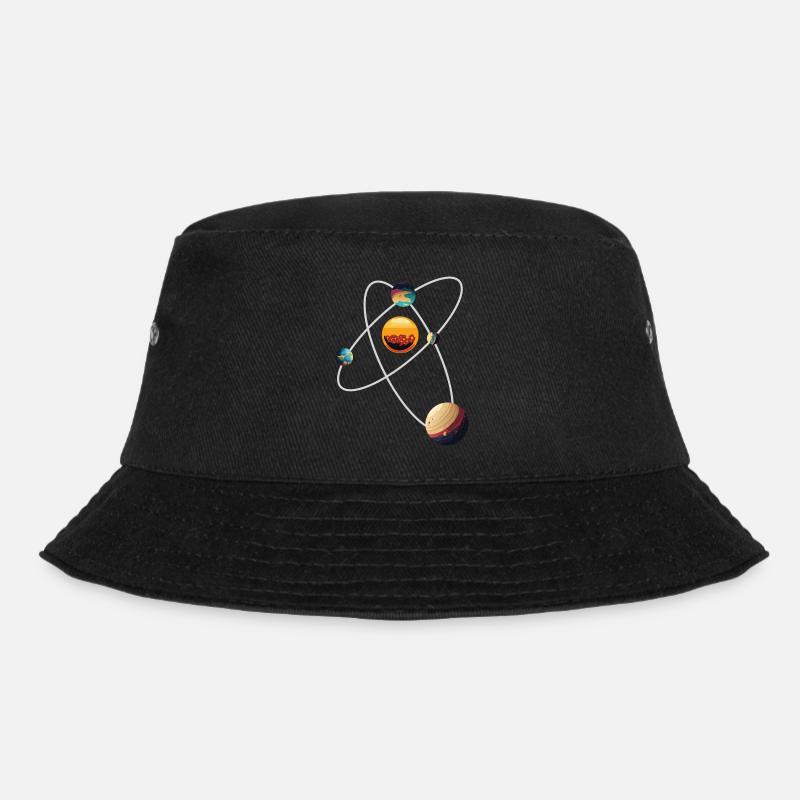 fiktives sonnensystem - Bucket Hat - Schwarz
