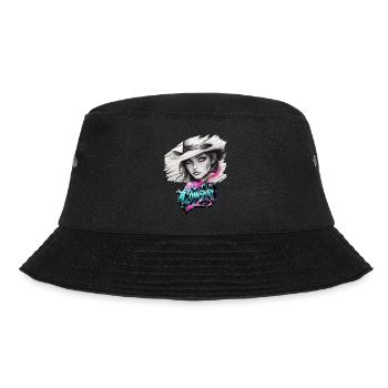 Cowboy , Pferdemädchen mit Cowboyhut - Bucket Hat - Schwarz - Vorne - Lela (165cm)