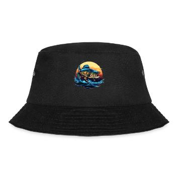 Barsch-Fisch - Bucket Hat - Schwarz - Vorne - Lela (165cm)