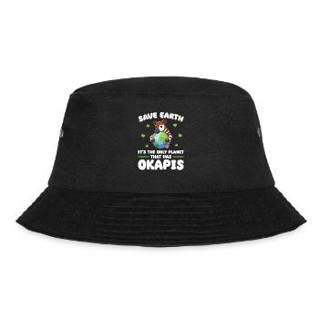 Is the only planet with Okapis Earth Day - Bucket Hat - black - Front - Lela (165cm)