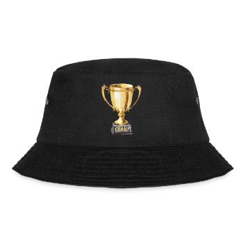 Cup for Champs and Winners - Bucket Hat - black - Front - Lela (165cm)
