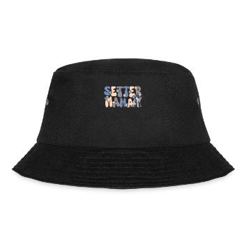 English Blue Setter Groovy Setter Mama - Bucket Hat - black - Front - Lela (165cm)