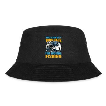 You can bet your Bass I'm going Fishing - Bucket Hat - black - Front - Lela (165cm)