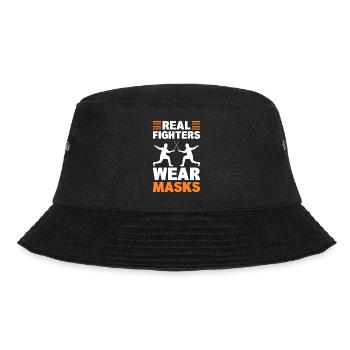 Fechtsport Fechter - Bucket Hat - Schwarz - Vorne - Lela (165cm)