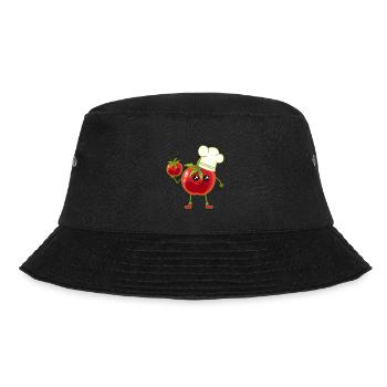 Tomato, Tomato, Cook, Cook, Cooks - Bucket Hat - black - Front - Lela (165cm)