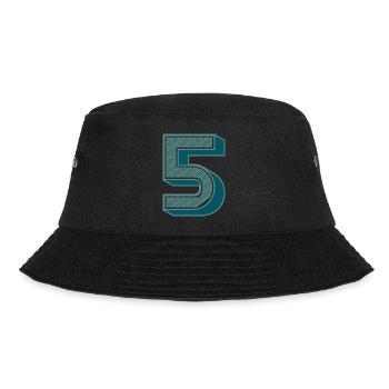 5. 5 YEARS. 5th ANNIVERSARY. 5 YEAR ANNIVERSARY - Bucket Hat - black - Front - Lela (165cm)
